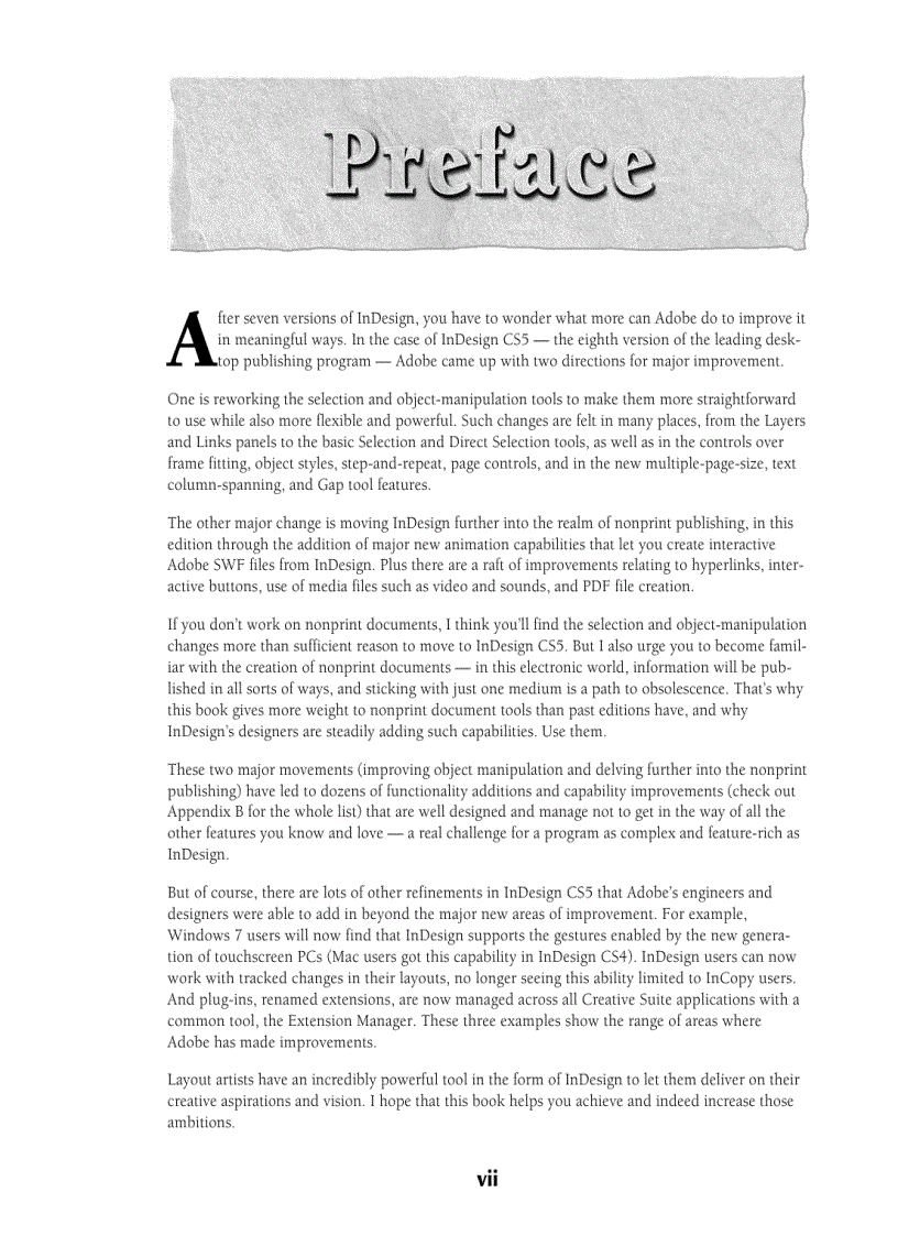 image for page Adobe InDesign CS5 Bible