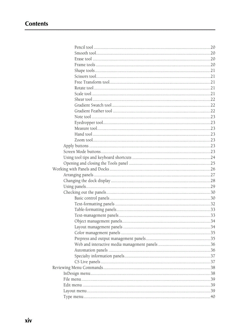 image for page Adobe InDesign CS5 Bible