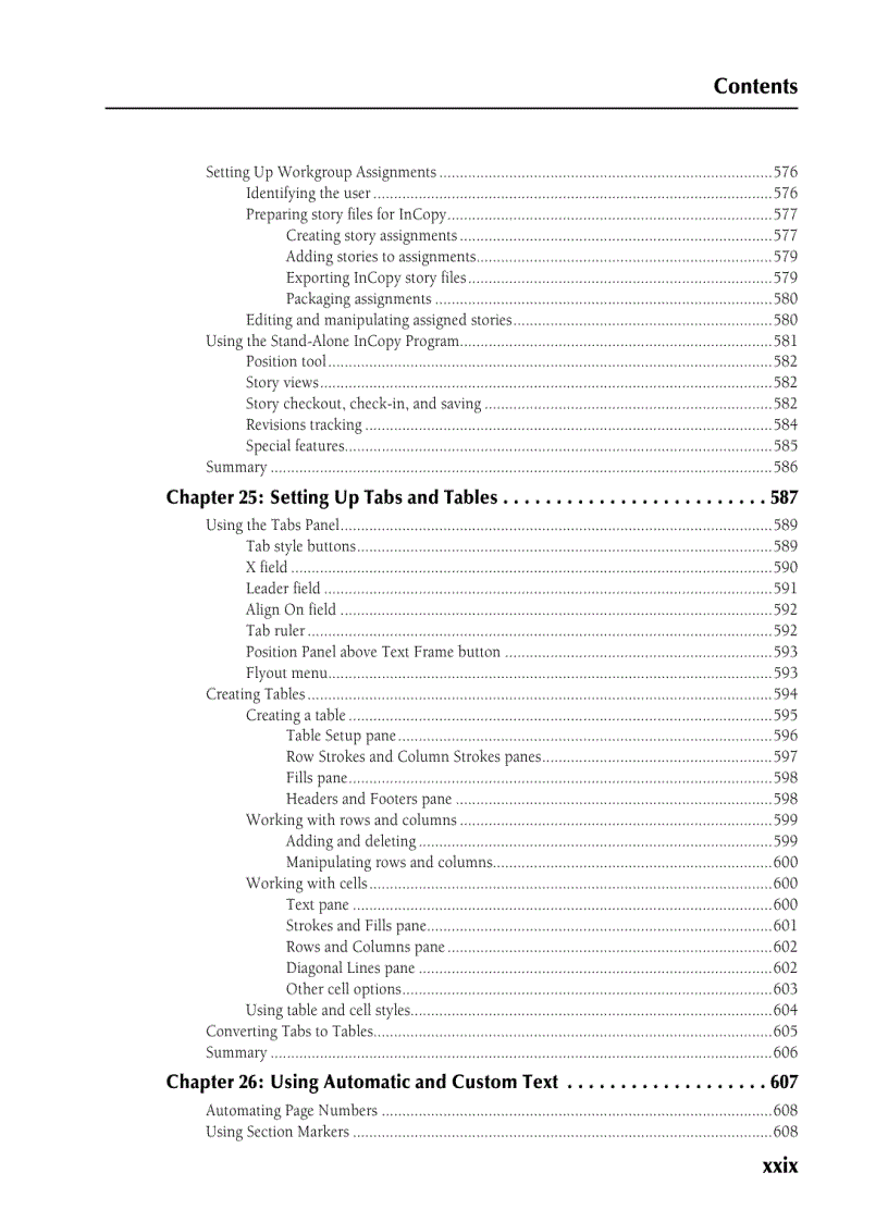 image for page Adobe InDesign CS5 Bible