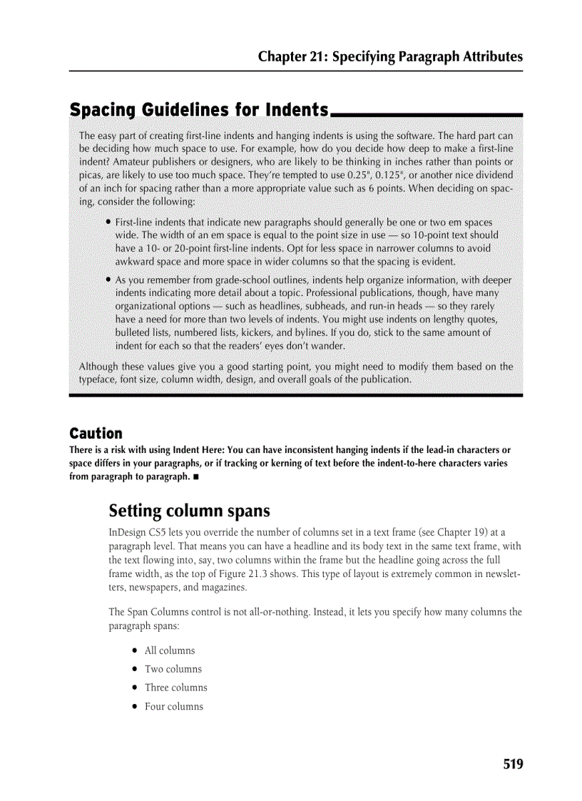 image for page Specifying Paragraph Attributes