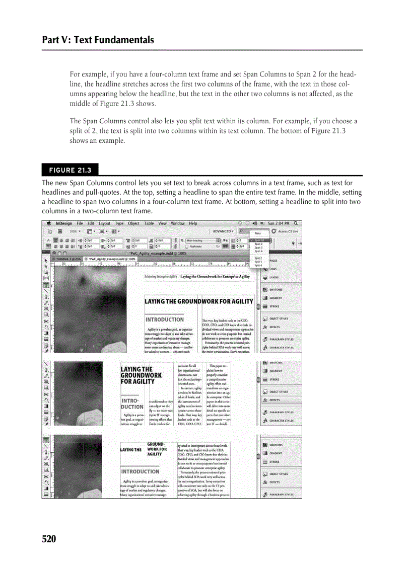 image for page Specifying Paragraph Attributes