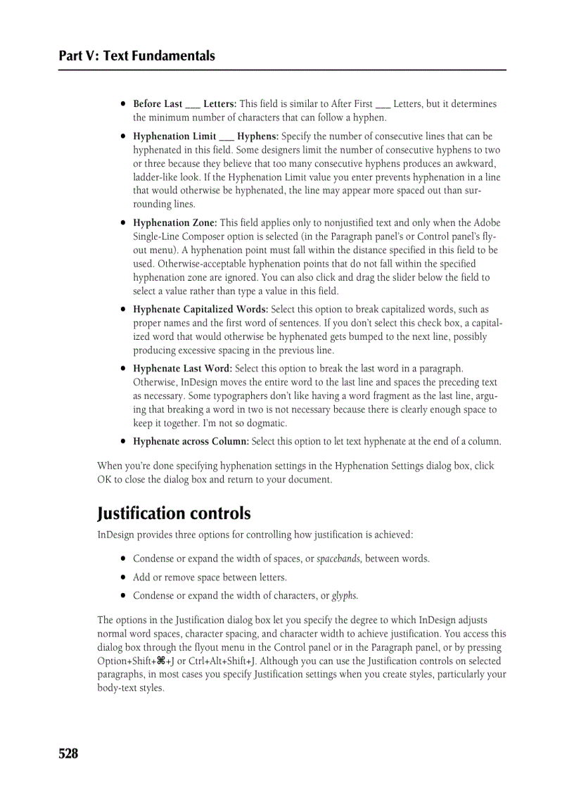 image for page Specifying Paragraph Attributes