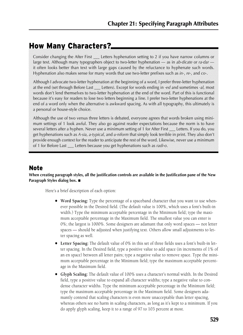 image for page Specifying Paragraph Attributes