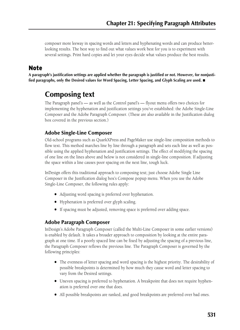 image for page Specifying Paragraph Attributes