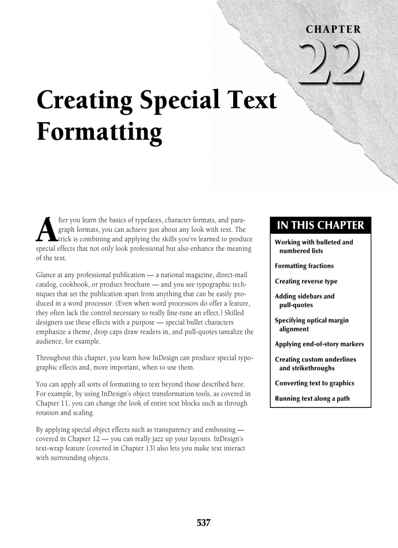 image for page Specifying Paragraph Attributes