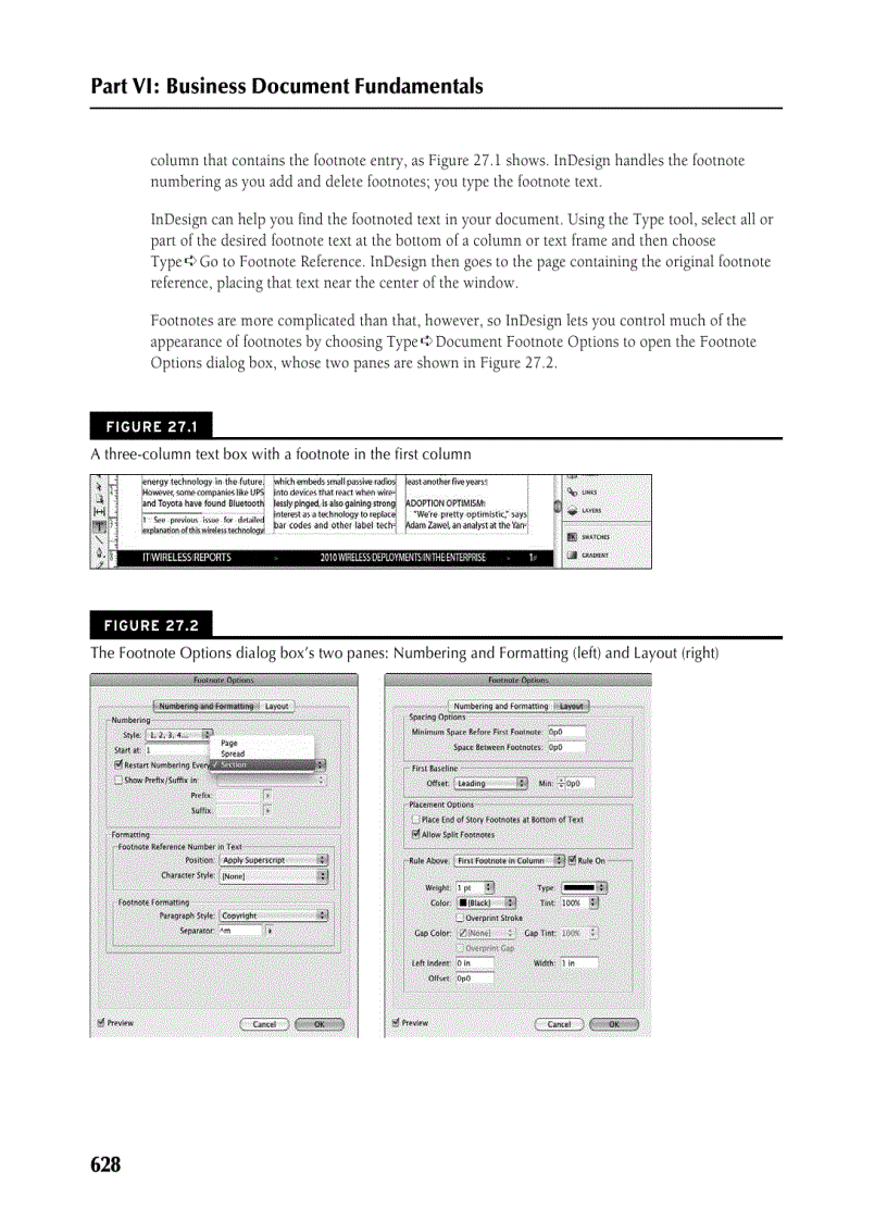 image for page Using Automatic and Custom Text
