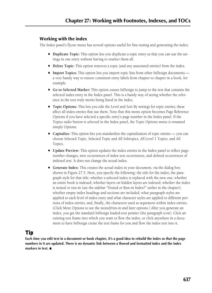 image for page Using Automatic and Custom Text