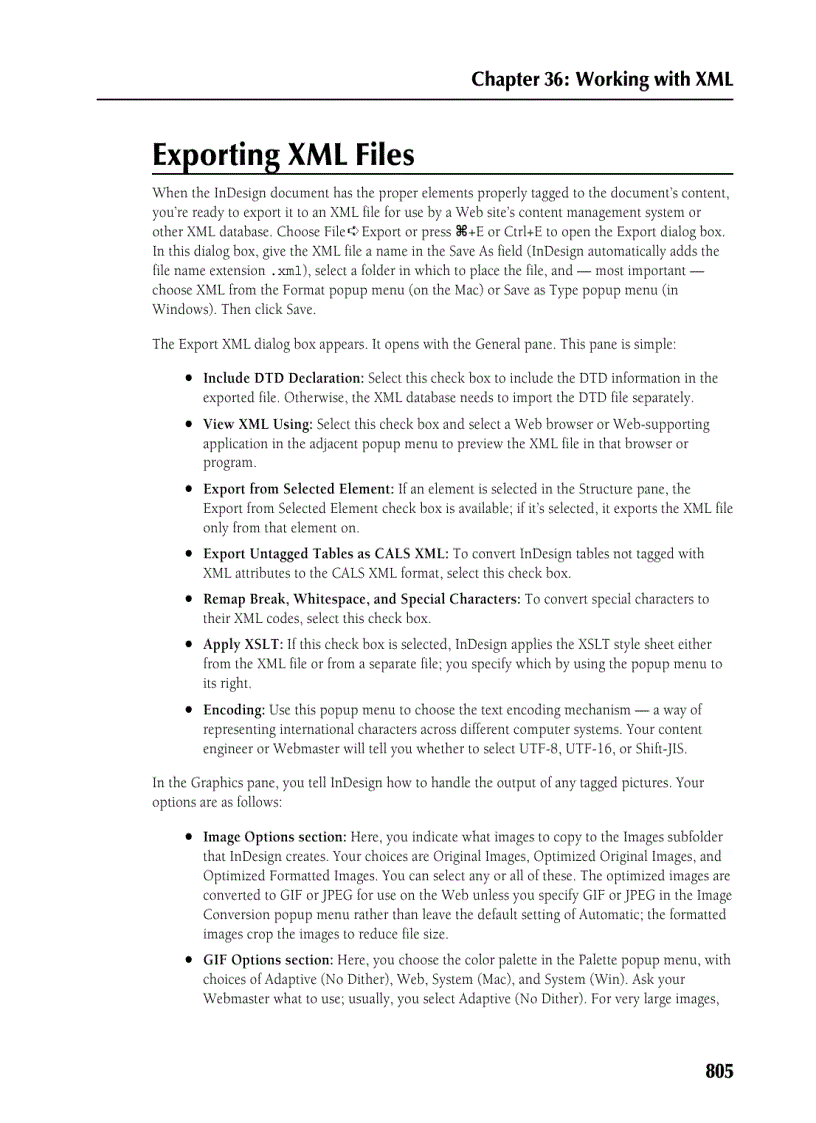 image for page Working with XML