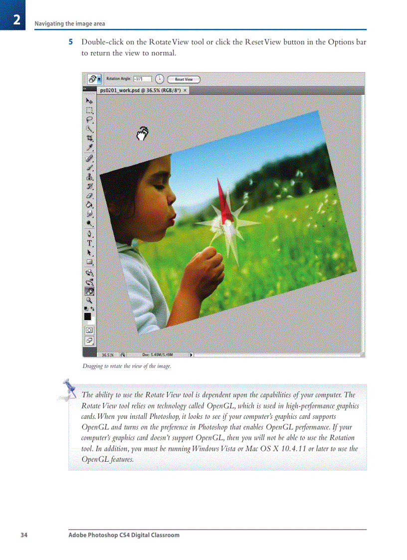 image for page Adding a text layer