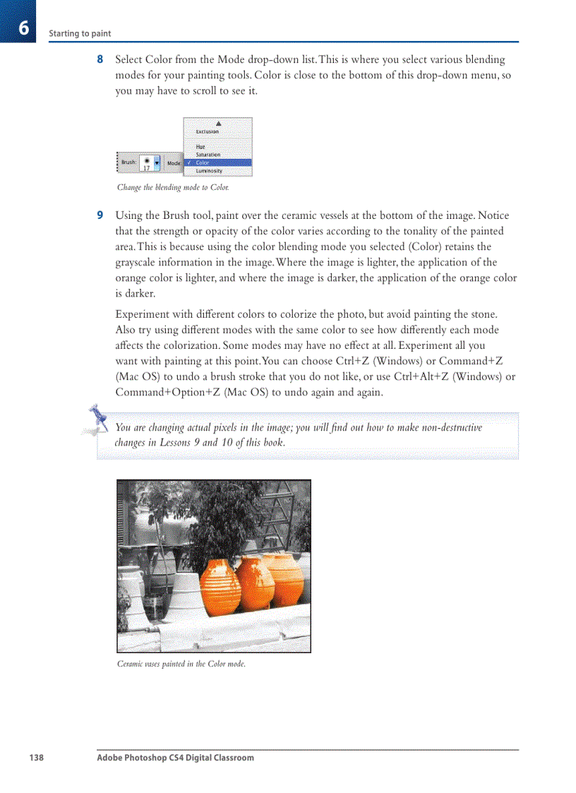 image for page Changing blending modes
