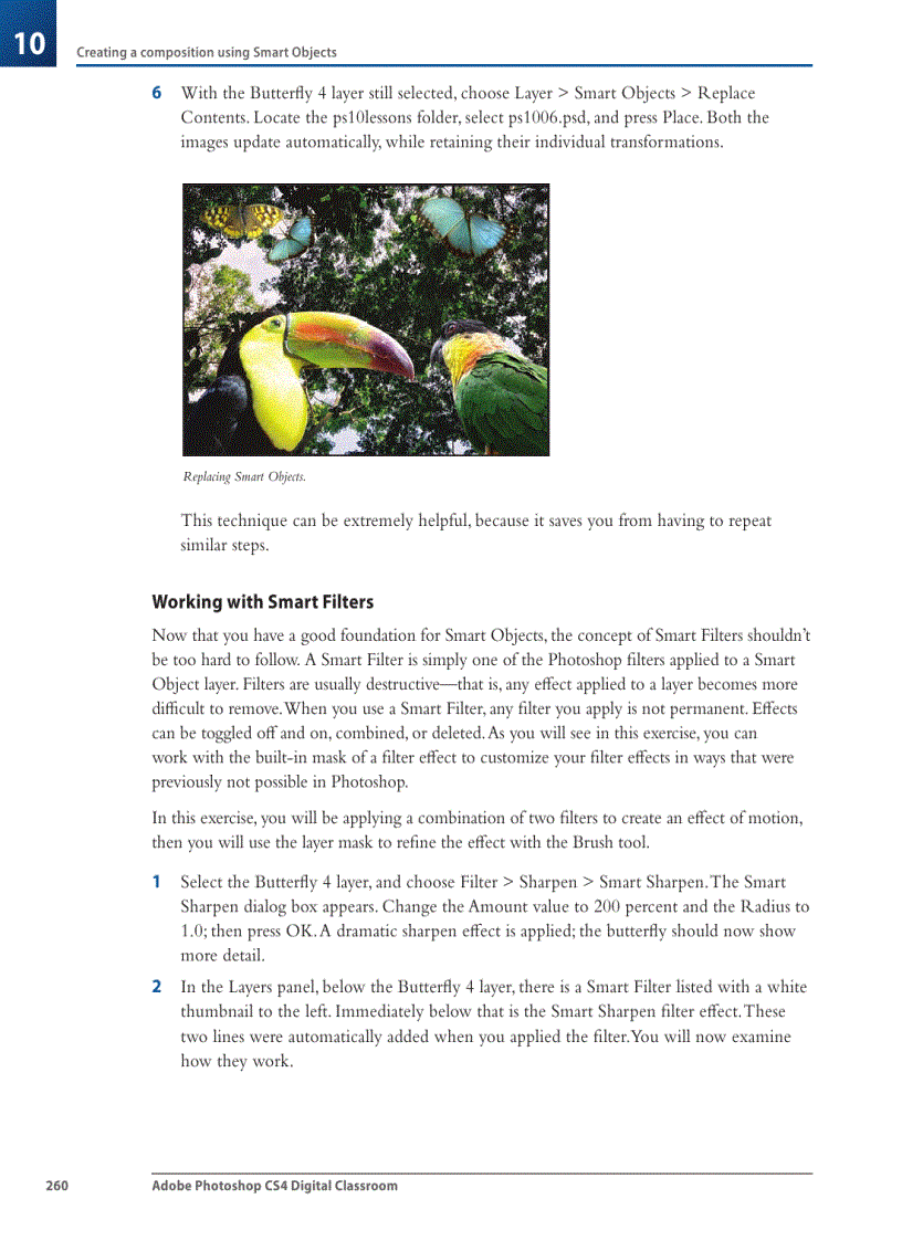 image for page Creating a composition using Smart Objects