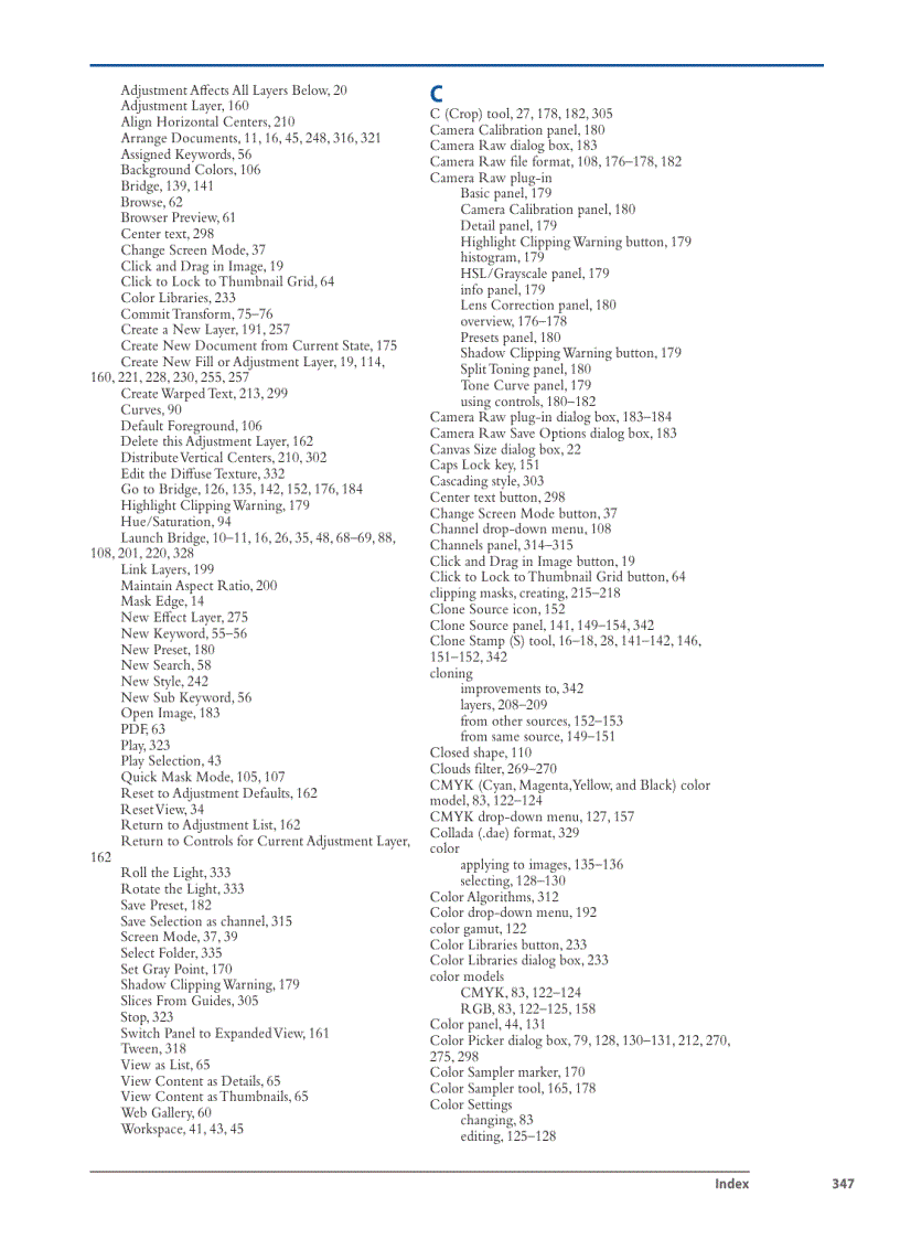 image for page Adjusting the lighting