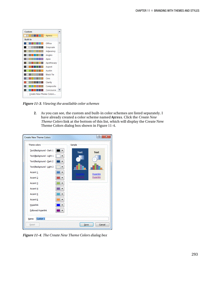 image for page Branding with themes and styles