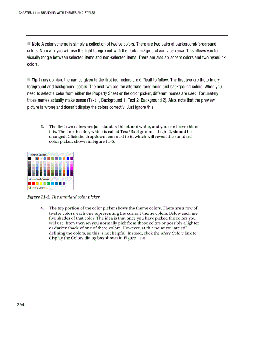 image for page Branding with themes and styles