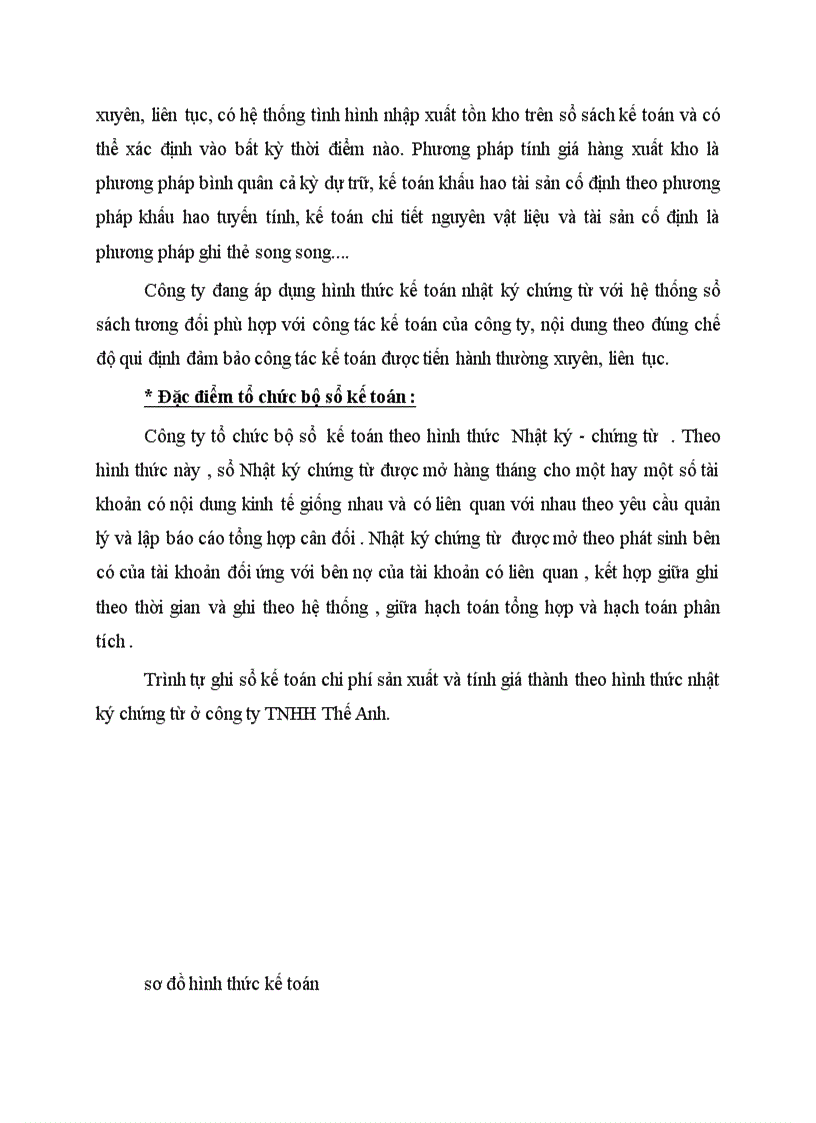 image for page Đặc điểm tình hình chung của công ty TNHH Thế Anh