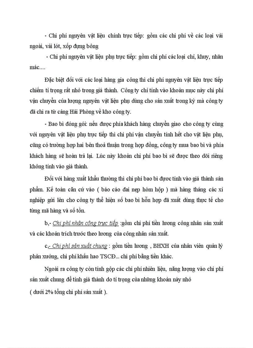 image for page Thực trạng tổ chức công tác kế toán tập hợp chi phí sản xuất và tính giá thành sản phẩm tại công ty TNHH Thế Anh