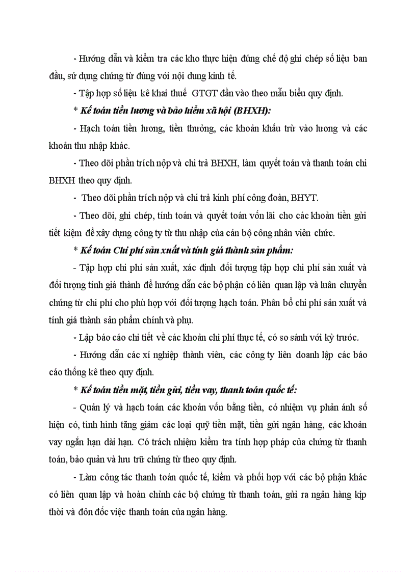 image for page Đặc điểm tổ chức bộ máy kế toán và hình thức sổ kế toán của Công ty cổ phần may Nam Hà