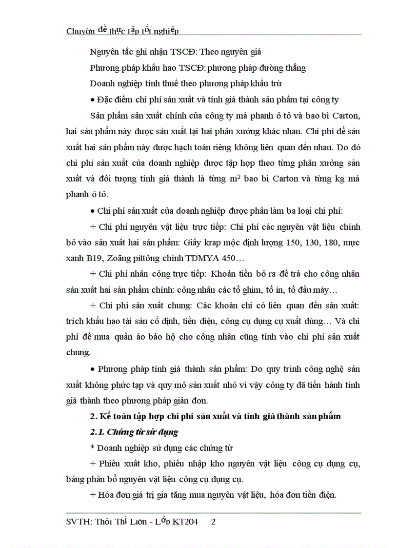 image for page Thực trạng kế toán tập hợp chi phí sản xuất và tính giá thành sản xuất tại Công ty cổ phần sản xuất và thương mại Vigracera