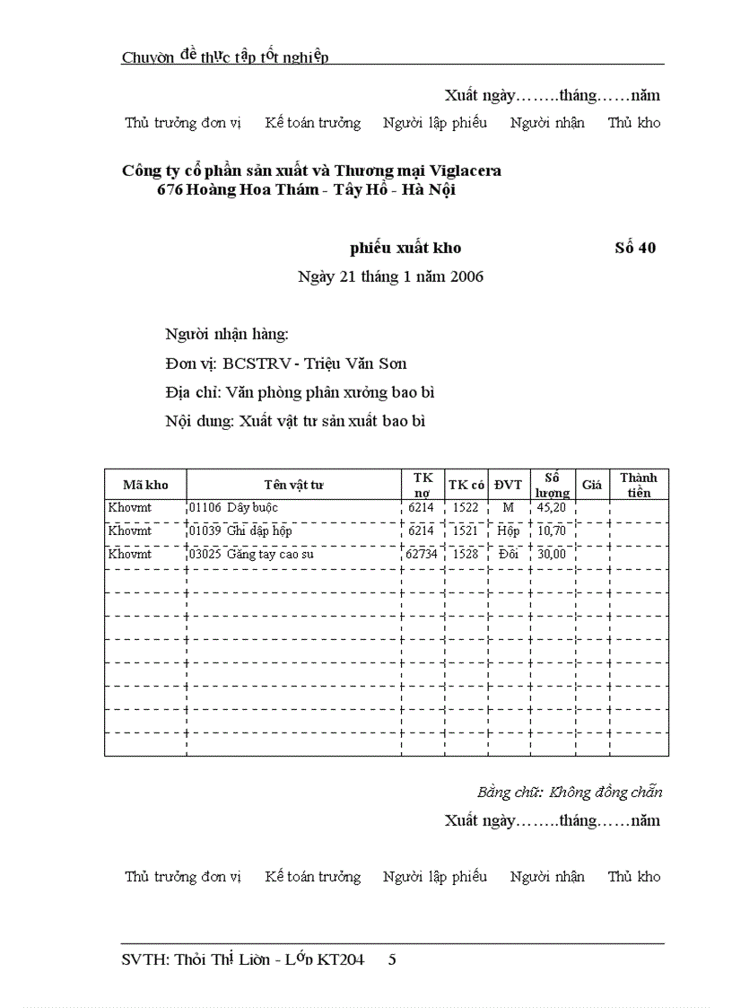 image for page Thực trạng kế toán tập hợp chi phí sản xuất và tính giá thành sản xuất tại Công ty cổ phần sản xuất và thương mại Vigracera