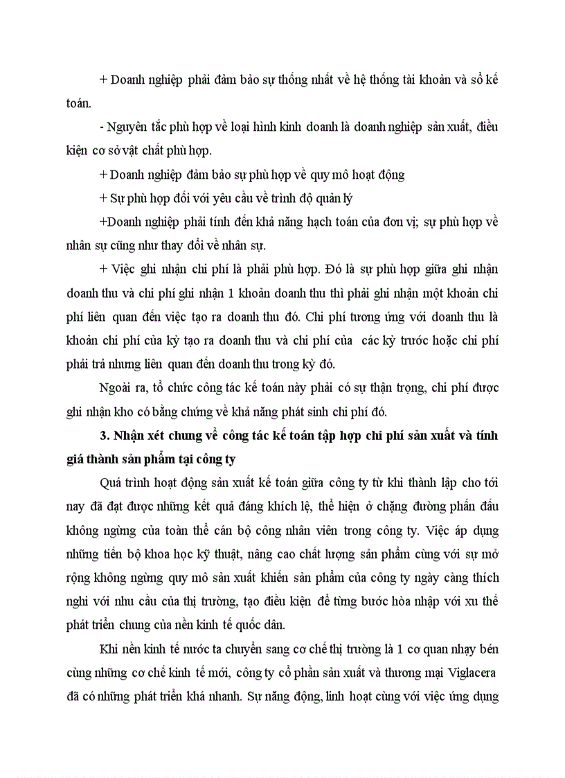 image for page Sự cần thiết và nguyên tắc hoàn thiện công tác kế toán tập hợp chi phí sản xuất và tính giá thành sản phẩm tại công ty cổ phần sản xuất và thương mại viglacera