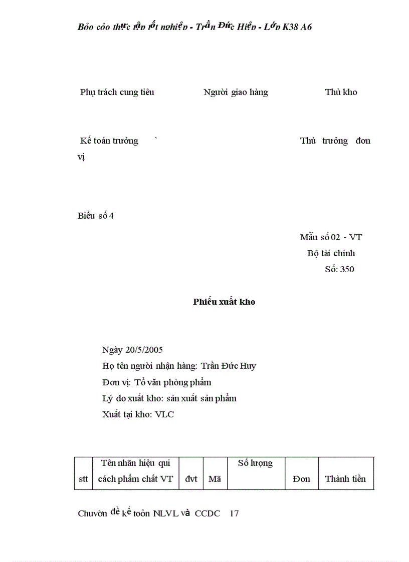 image for page Thực tế công tác kế toán nguyên liệu vật liệu tại công ty cổ phần VPP cửu long