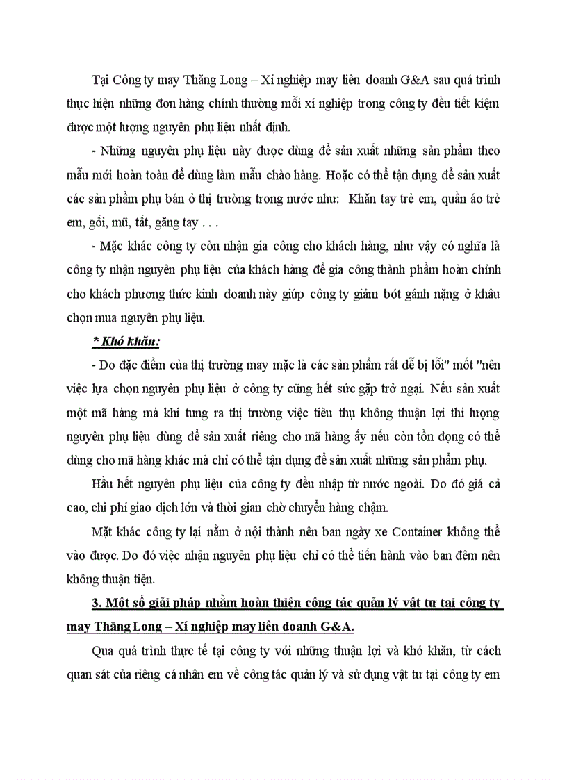 image for page Một số kiến nghị nhằm hoàn thiện công tác quản lý vật tư tại công ty may chiến thắng