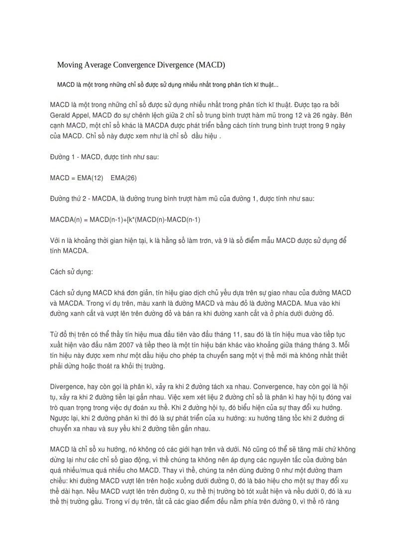 image for page Chỉ báo Bollinger Bands 55 Moving Average Convergence Divergence