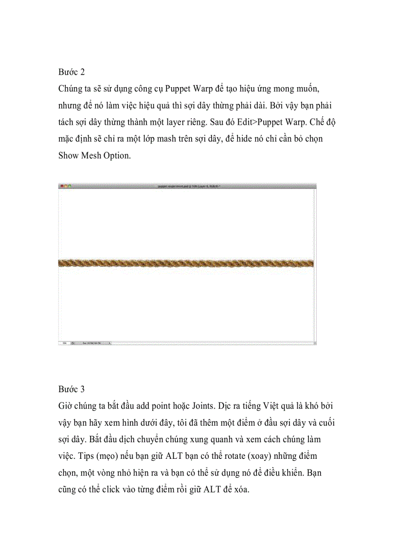image for page Giới Thiệu Cộng cụ Puppet Warp Mới của Photoshop CS5
