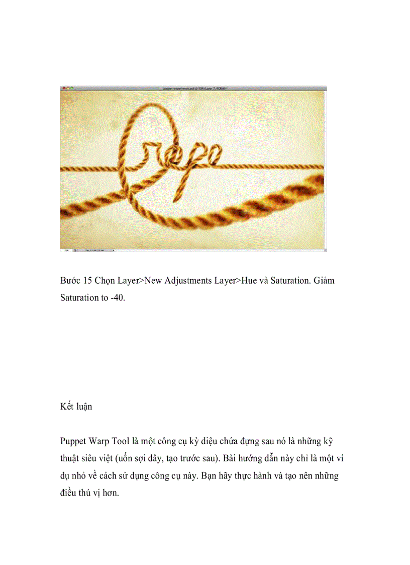 image for page Giới Thiệu Cộng cụ Puppet Warp Mới của Photoshop CS5