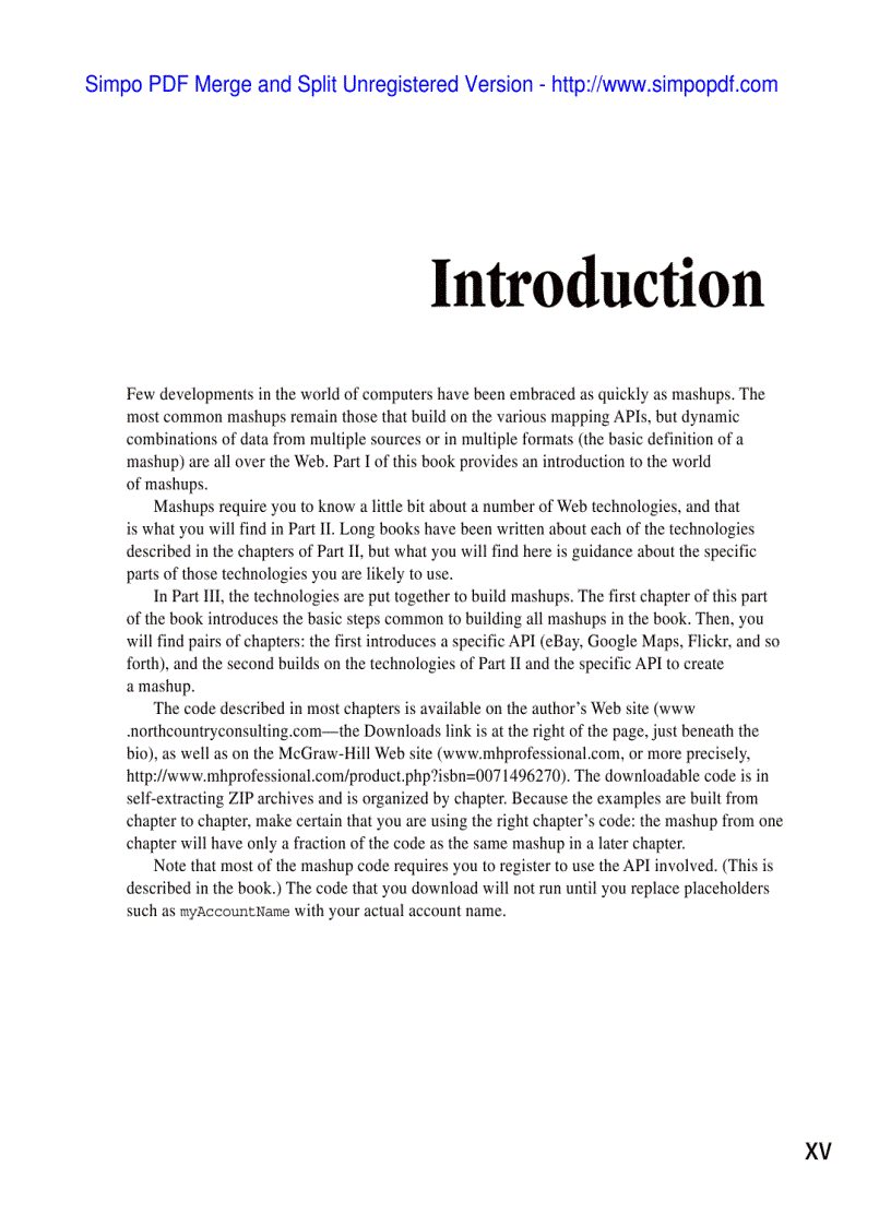 image for page Introducing Mashups