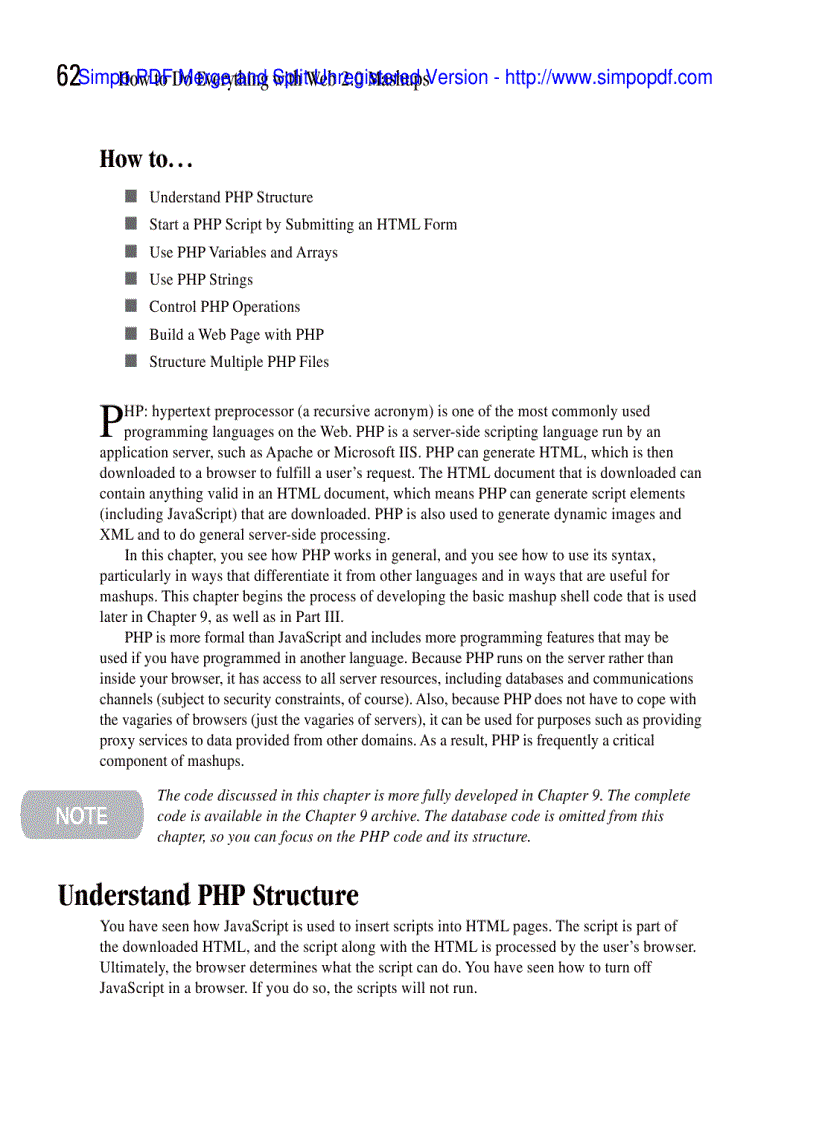image for page Use JavaScript to Script the Mashup Page