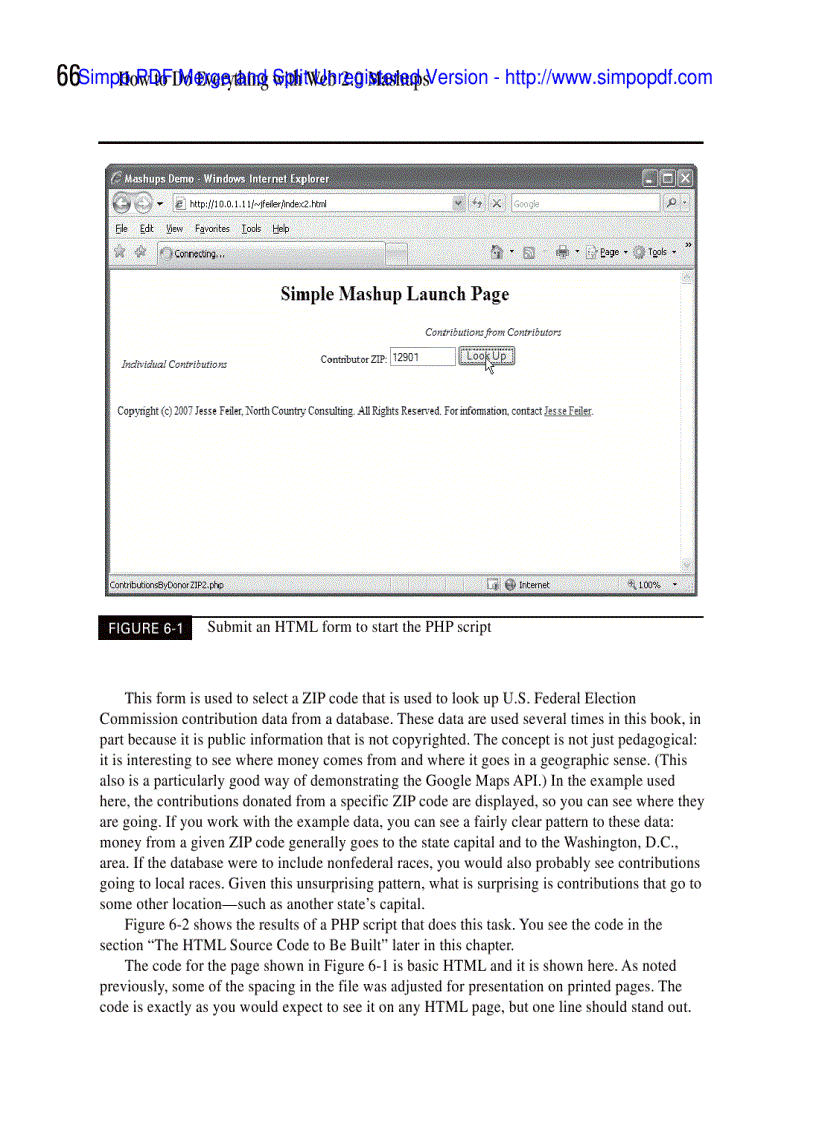 image for page Use JavaScript to Script the Mashup Page