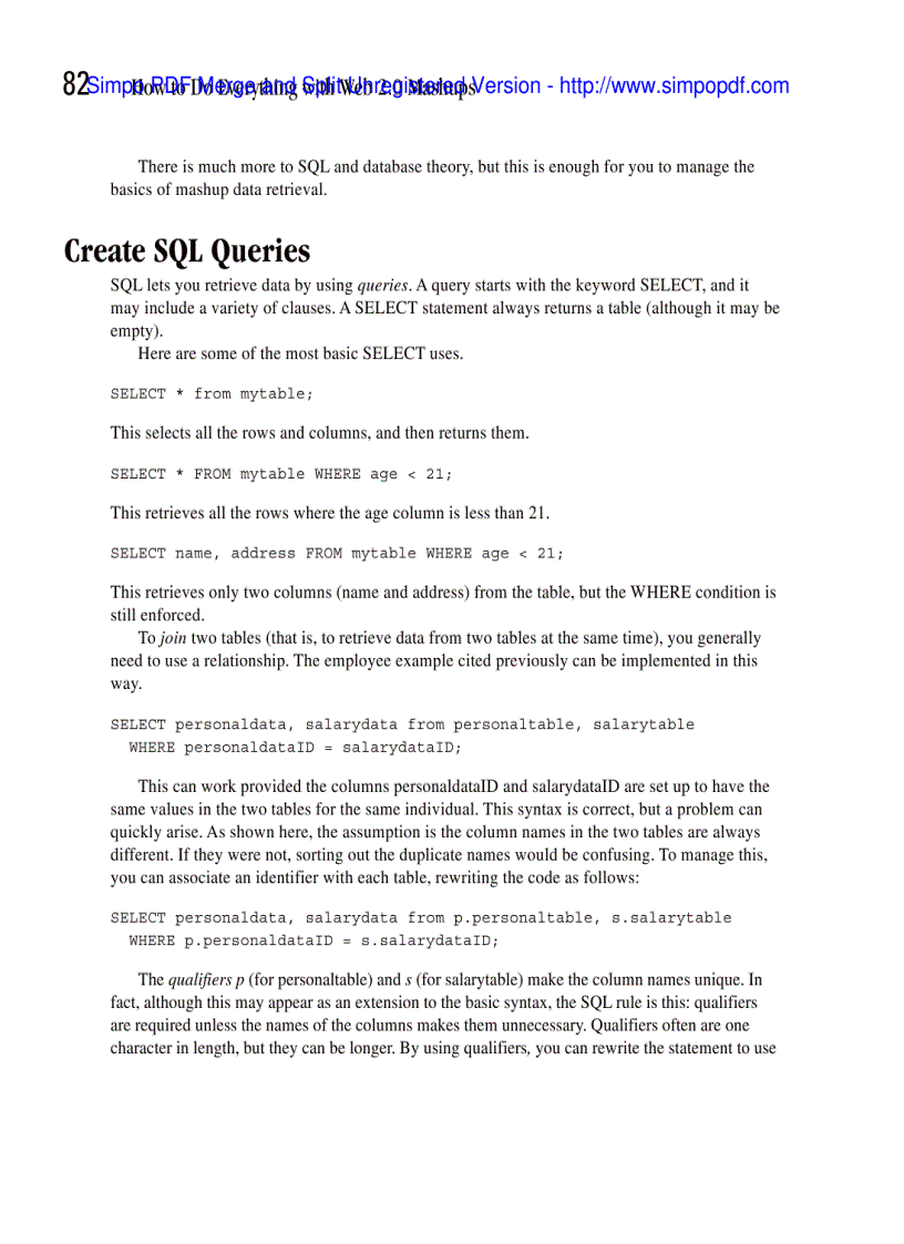 image for page Use MySQL with PHP to Retrieve Mashup Data