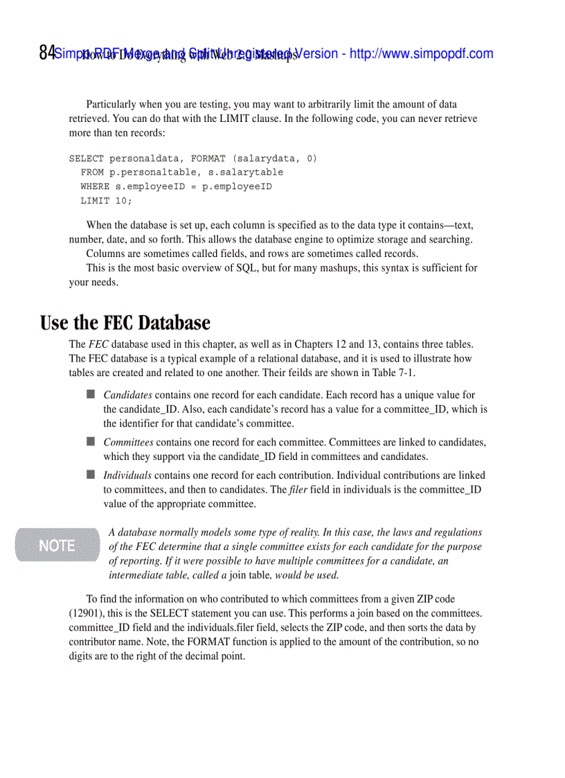 image for page Use MySQL with PHP to Retrieve Mashup Data