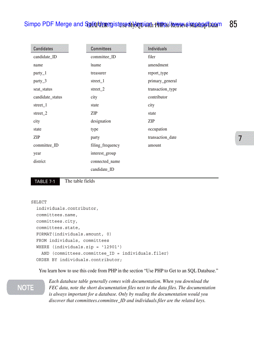 image for page Use MySQL with PHP to Retrieve Mashup Data