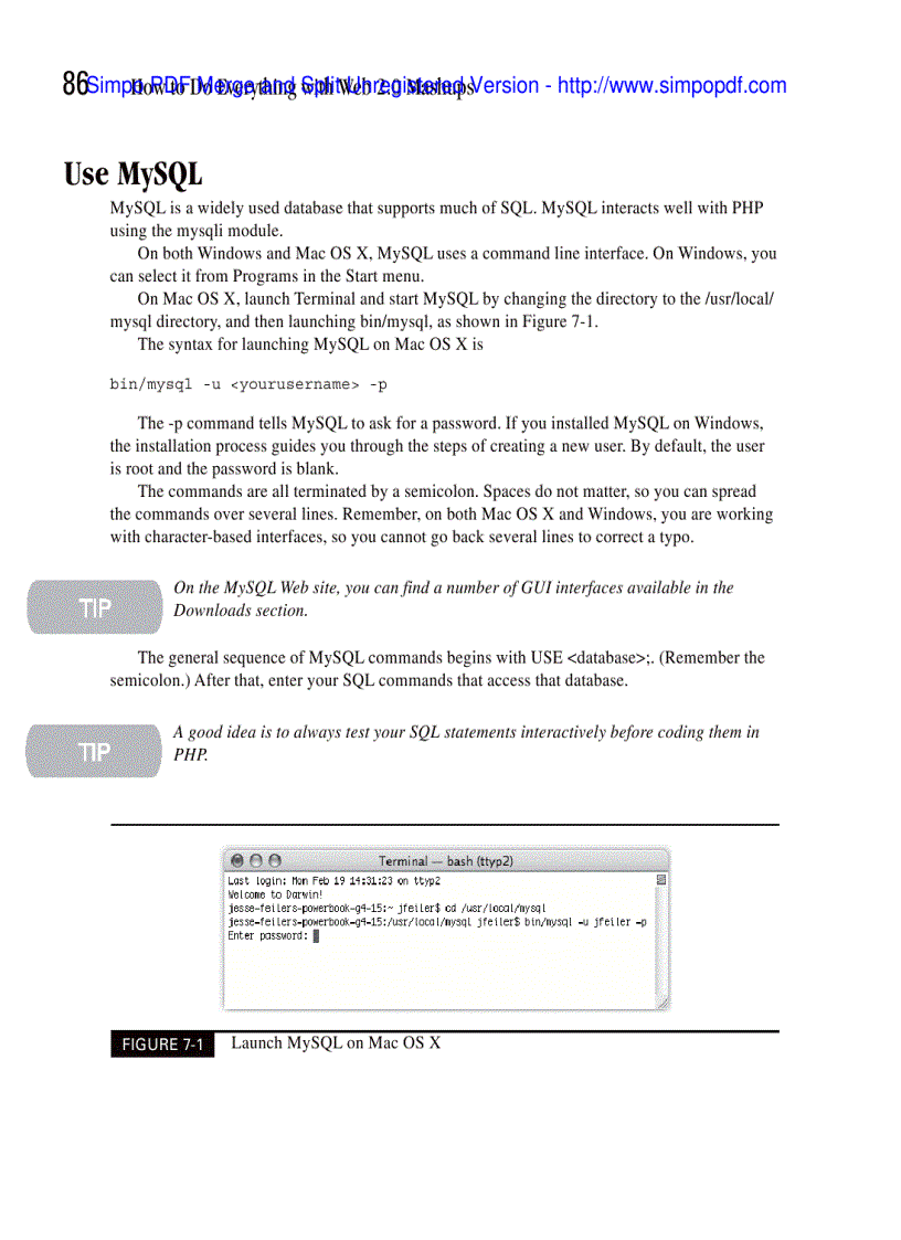 image for page Use MySQL with PHP to Retrieve Mashup Data