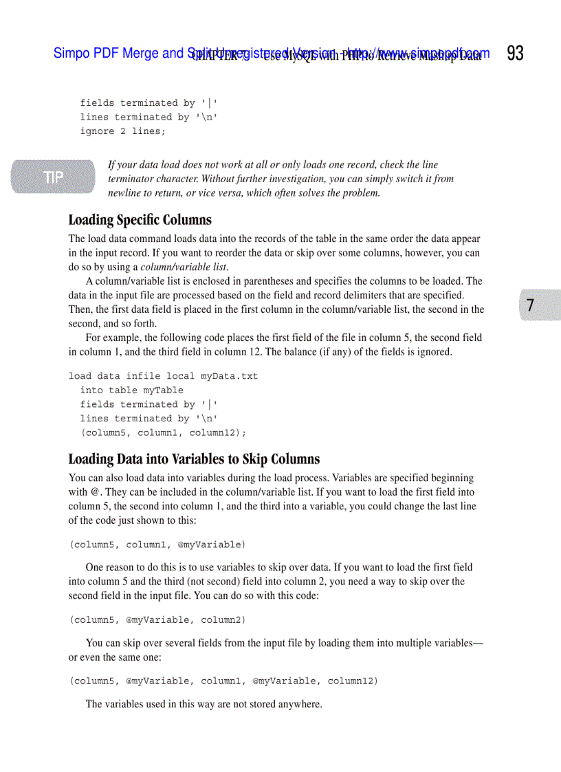 image for page Use MySQL with PHP to Retrieve Mashup Data