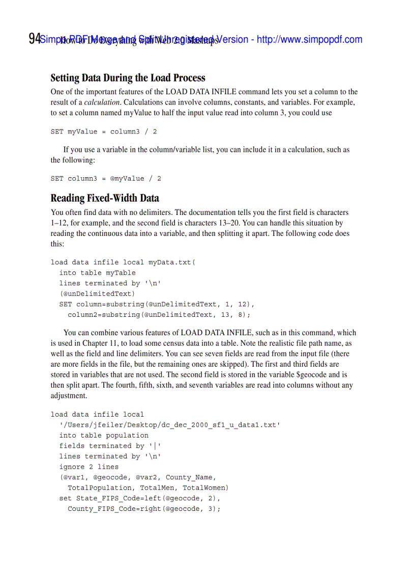 image for page Use MySQL with PHP to Retrieve Mashup Data