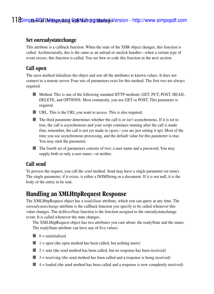 image for page Use XHTML to Structure the Mashup Pages