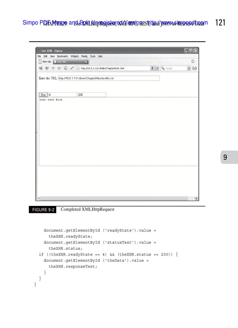 image for page Use XHTML to Structure the Mashup Pages