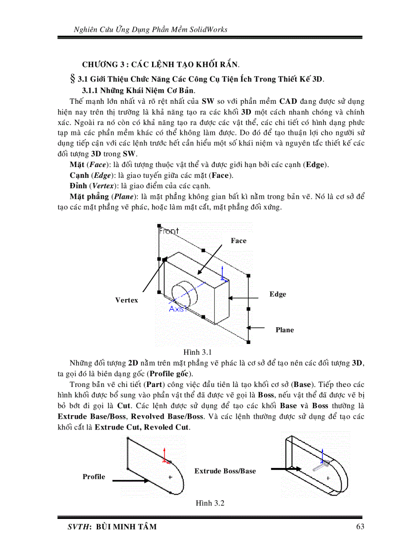 image for page Các lệnh tạo khối rắn