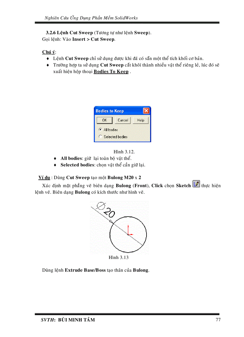 image for page Các lệnh tạo khối rắn