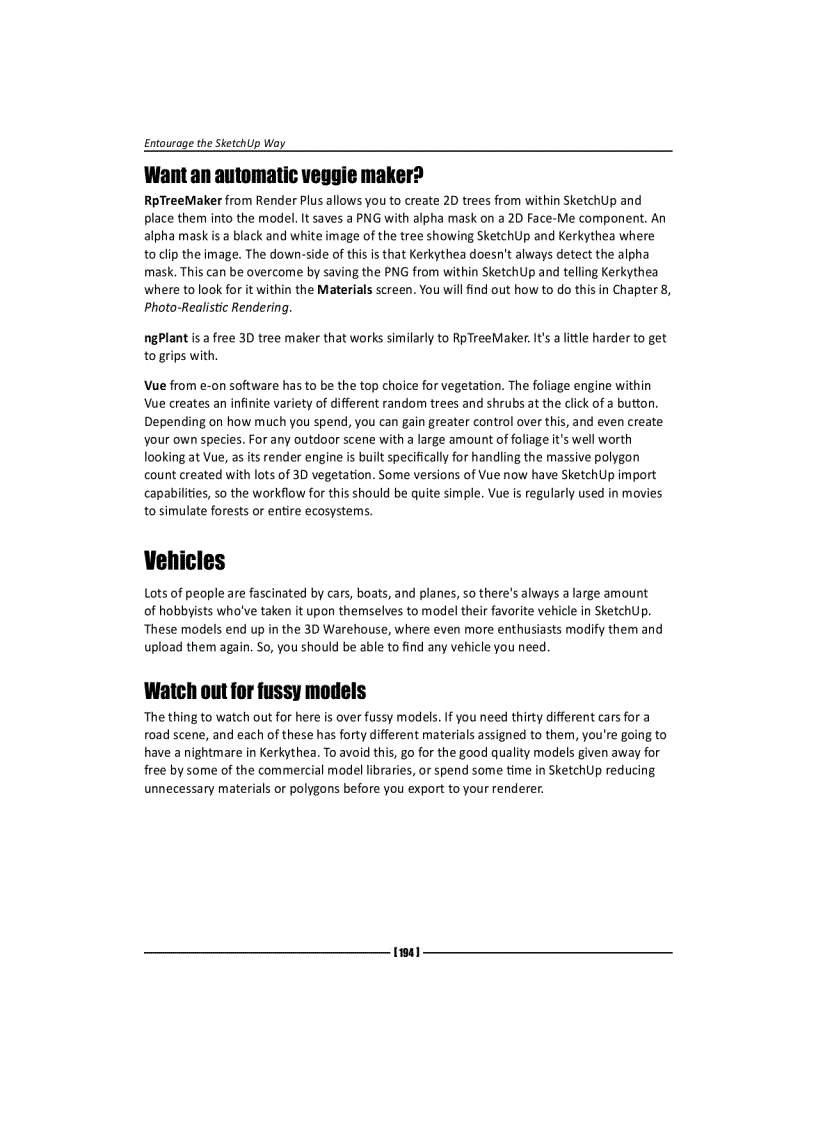 image for page Entourage the SketchUp Way