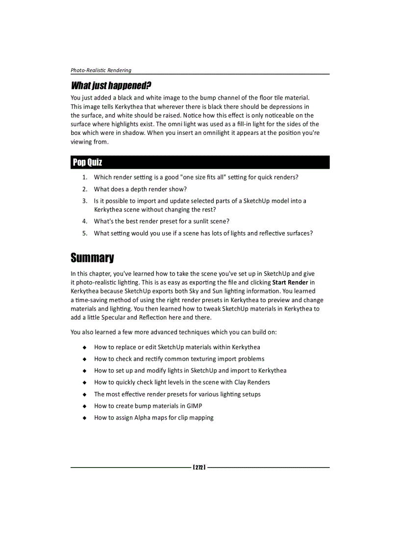 image for page Photo Realistic Rendering