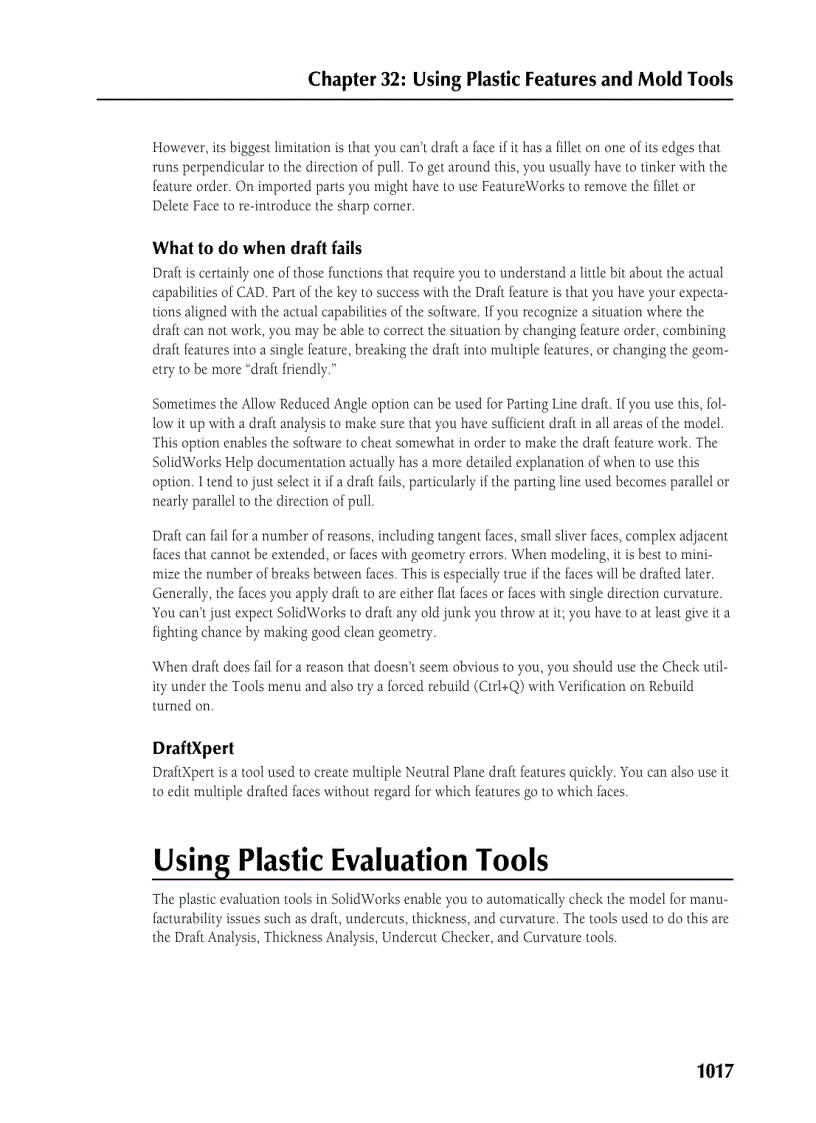 image for page Using Plastic Features and Mold Tools