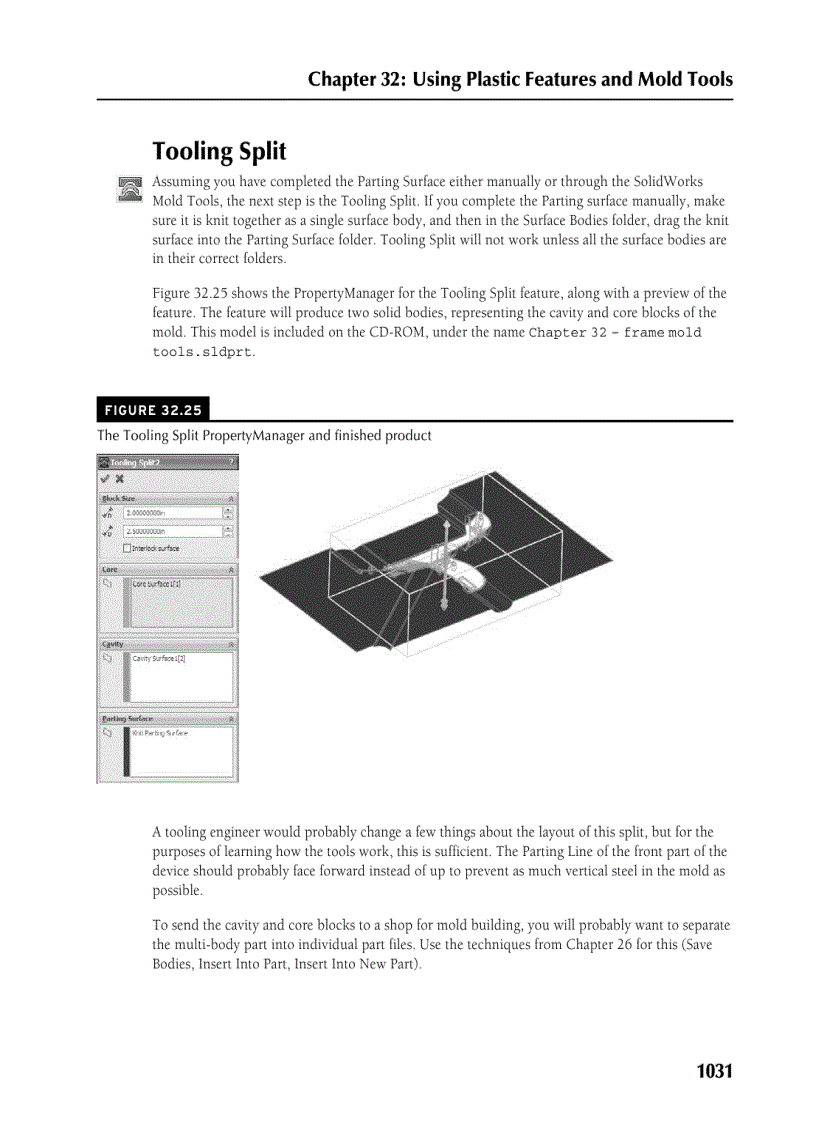 image for page Using Plastic Features and Mold Tools