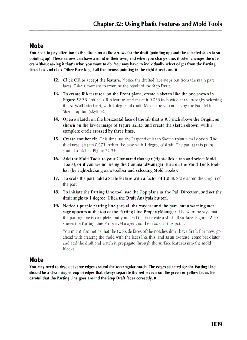 image for page Using Plastic Features and Mold Tools