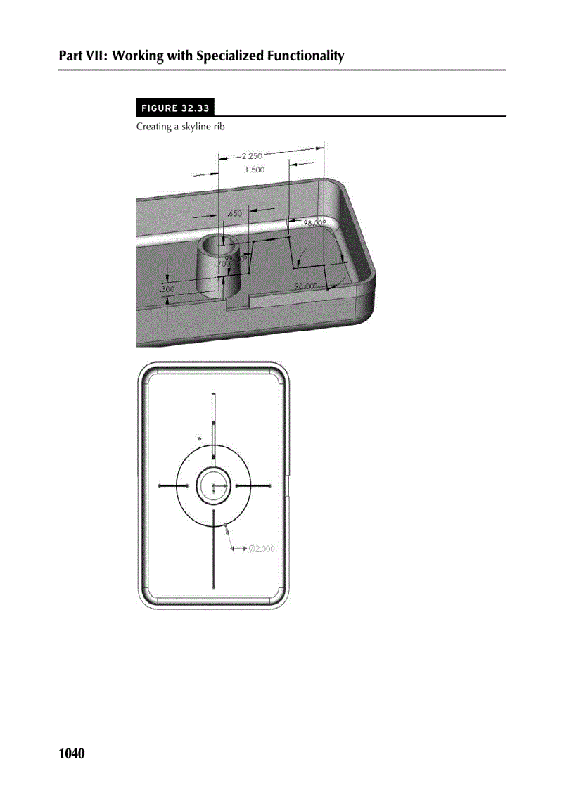 image for page Using Plastic Features and Mold Tools