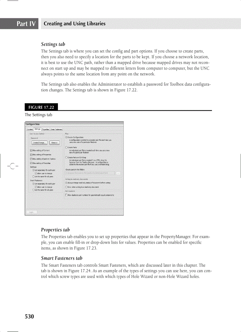 image for page Using Hole Wizard and Toolbox