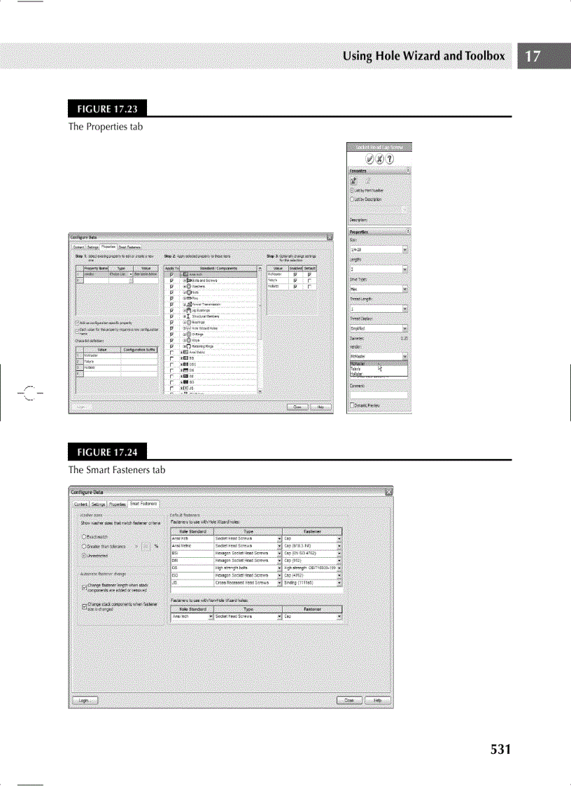 image for page Using Hole Wizard and Toolbox